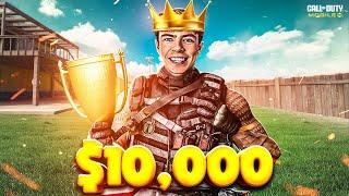 THE $10000 BATTLE ROYALE TOURNAMENT in COD MOBILE...