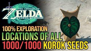 All 1000 Korok Seeds Zelda Tears of The Kingdom