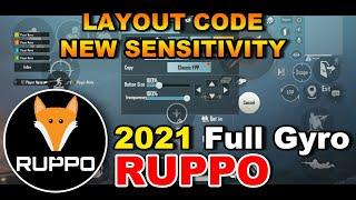 NEW RUPPO LAYOUT CODE & NEW SENSITIVITY 2021