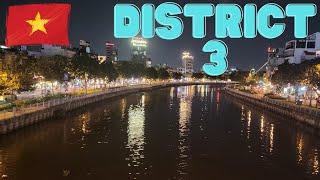 District 3 the FANCY Side 4K walk Saigon Vietnam 2023  