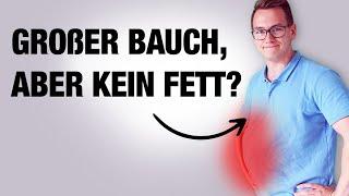 Großer Bauch aber kein Fett? Das kannst du tun