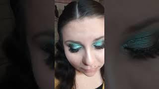 Witchcraft by Spellbound Beauty  Green Eye Shadow Look