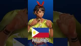 TEKKEN 7 All Characters Nationalities - Part One