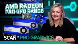 AMD Radeon Pro workstation GPUs the models the specs the capabilities explained.