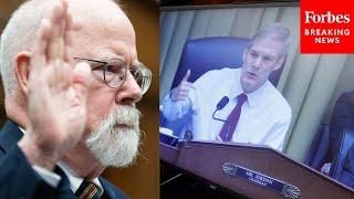 JUST IN John Durham Testifies To Congress On FBIs Trump-Russia Probe — Part 1