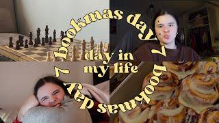 day in my life reading check&mate uni work being stressed - bookmas day 7