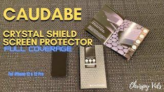 Caudabe Crystal Shield Screen Protector for iPhone 12 and 12 Pro Unboxing