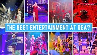 Entertainment Options on Virgin Voyages Resilient Lady #Ad