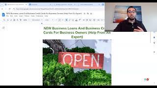 New Business Loans And Business Credit Cards For Businesses