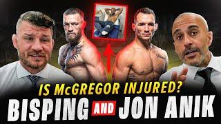 BISPING & ANIK Is Conor McGregor INJURED?  Who Could Replace Him?  Whats next for Poirier?