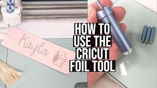 EVERYTHING YOU NEED TO KNOW TO USE THE NEW CRICUT FOIL TRANSFER TOOL  MAKE A BOOKMARK