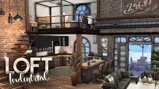 THE INDUSTRIAL LOFT NO CC  The Sims 4 Industrial Loft Kit Speed Build