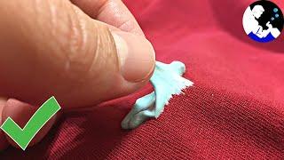 How to Remove Gum From Clothing Super Easy