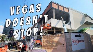 Three-Story Shopping Center on Vegas Strip Construction Update THE BLVD