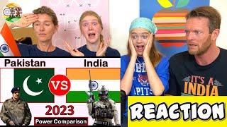 INDIA vs PAKISTAN MILITARY POWER COMPARISON REACTION  #BigAReact