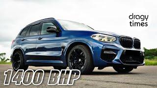 1400 HP BMW X3M S58 Single Turbo  0-100-100-200-200-250 Kmh & 0-60-60-130-100-150 mph