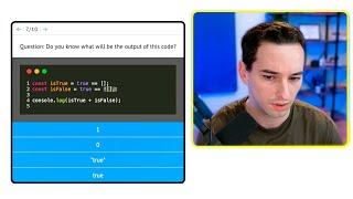 ex-FAANG Developer vs Impossible JavaScript Quiz