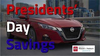 Presidents Day Savings  Rairdons Nissan of Auburn