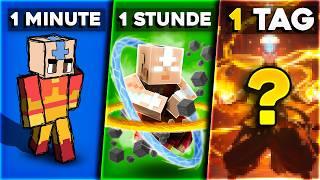 ICH CODE LUFTBÄNDIGEN IN MINECRAFT 1 Minute 1 Stunde und 1 Tag