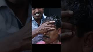 Big Eyes Barber Recived Massage From Strong Wrist Barber ASMR  Neck Cracking #shorts