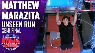 Unseen run Matthew Marazita speeds through the Semi-Finals  Australian Ninja Warrior 2020