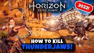 How to Kill Thunderjaws  Horizon Zero Dawn 2022  Master Machine Hunting Guide