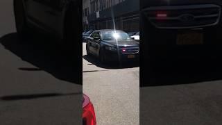 NYPD unmarked ford Taurus showing me some love