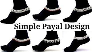 Latest silver anklets designs  Bridal anklets designs 2022  silver payal designs with price