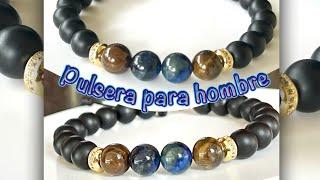 Como hacer  pulsera para hombre súper fácilMen bracelet paso a paso