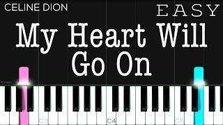 My Heart Will Go On Titanic OST - Celine Dion  EASY Piano Tutorial