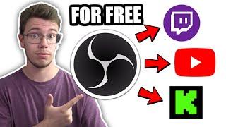 How To Multi Stream with OBS Studio FREE