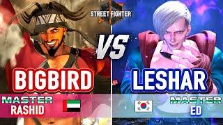 SF6  Bigbird Rashid vs LeShar Ed  SF6 High Level Gameplay