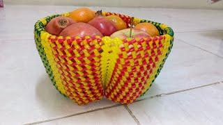 அழகான சின்ன பழ கூடை  Beautiful  fruits storage basket  #storagebasket