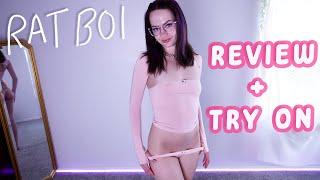 PANTIES AND TH0NG TRY ON  RAT BOI REVIEW