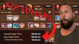 Fast Safe F2P Solo R5 - Summoners War