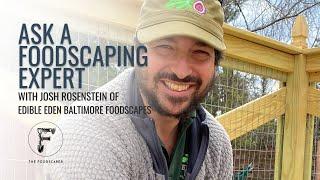 Ask a Foodscaping Expert with Josh Rosenstien of Edible Eden Baltimore Foodscapes