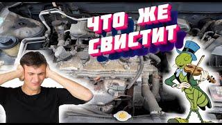 Что свистит в районе двигателя Выгоняю сверчка с Nissan Almera N16