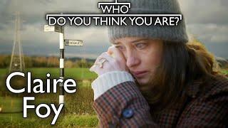 Claire Foy gets emotional visiting the place where her great-great-grandfather died...  WDYTYA UK