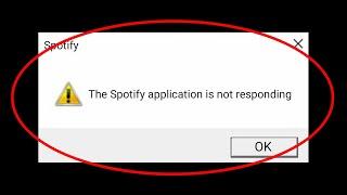 How to Fix The Spotify Application is Not Responding Error - Windows 10  8  7