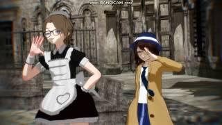 MMD Identity V Nou shou sakuretsu girl Helena & Lucky