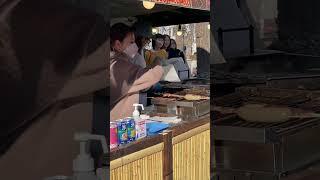 Japanese delicious street food on the grill #yakitori #shorts