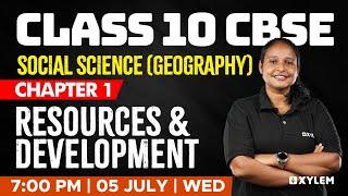 Class 10 CBSE Geography  Chapter 1 - Resources And Development  Xylem Class 10 CBSE