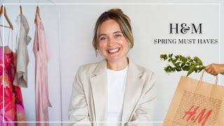 H&M HAUL Spring 2023 try on  new jewellery unboxing