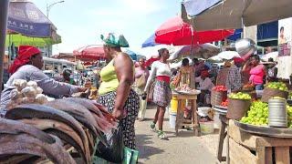 CHEAPEST FOOD MARKET IN GHANA ACCRA AFRICA