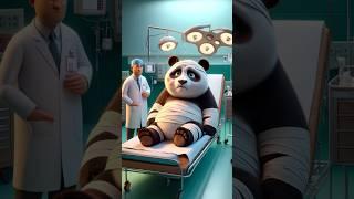 From Injury to Hero  #panda #cute #story #shorts