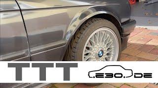 8x16 Maxilite am Auto - Kreuzspeiche für BMW E30 325i 4x100