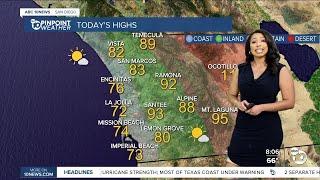 ABC 10News Pinpoint Weather for Sunday July 7 2024 Heat continues in San Diego County