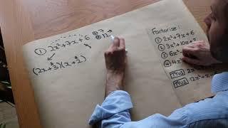 Factorising Quadratics of the Form ax^2 + bx + c
