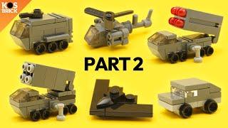 Lego Micro Military Mini Vehicles - Part 2 Tutorial