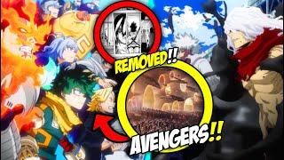 All Out War BEGINS AVENGERS EASTER EGG + MORE MHA Anime VS Manga BREAKDOWN  My Hero Academia S7E5